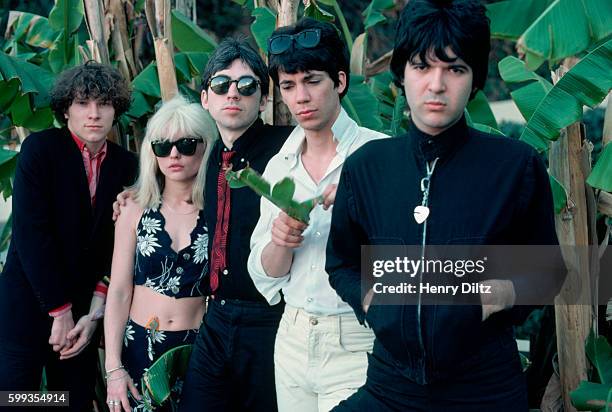 New wave band Blondie, from left: Gary Valentine, Debbie Harry, Chris Stein, Jimmy Destri, and Clem Burke.