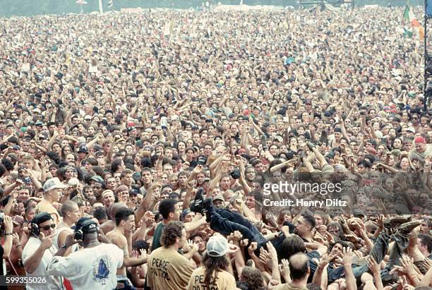 Woodstock '94 is a music festival taking its inspiration from the Woodstock Music and Arts Fair, 1969.