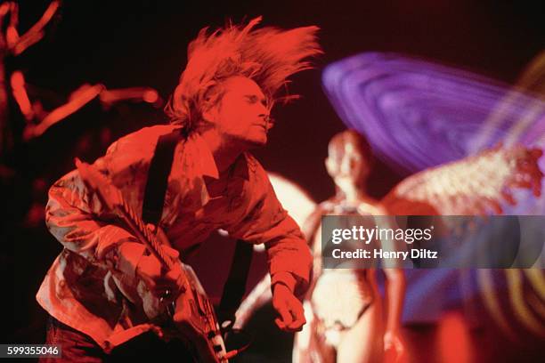 Kurt Cobain Performing with Nirvana