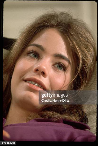 Susan Dey during the filming of a Partridge Family episode.