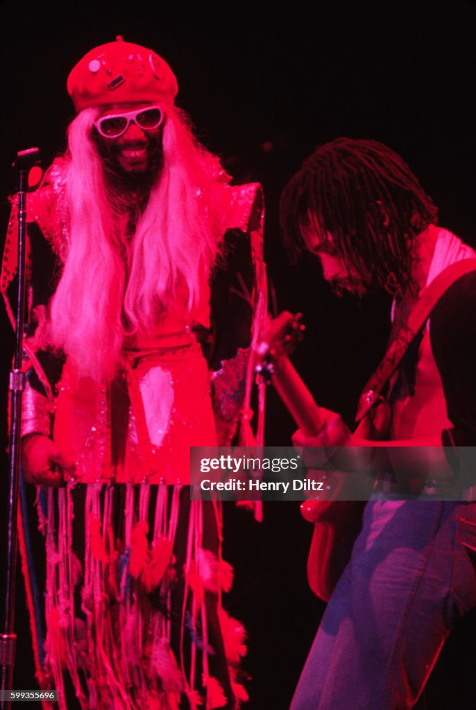 George Clinton Performing