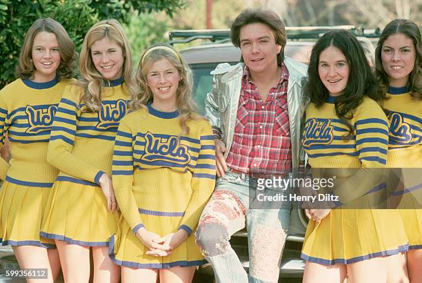 David Cassidy with UCLA Cheerleaders