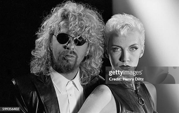 Annie Lennox and Dave Stewart of Eurythmics