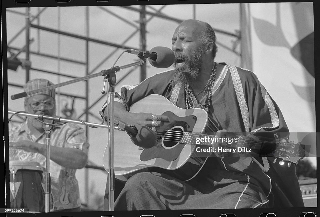 Richie Havens Performing at Folk Fest