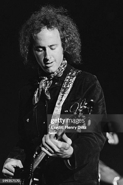 Doors Guitarist Robbie Krieger Performing, circa 1970.