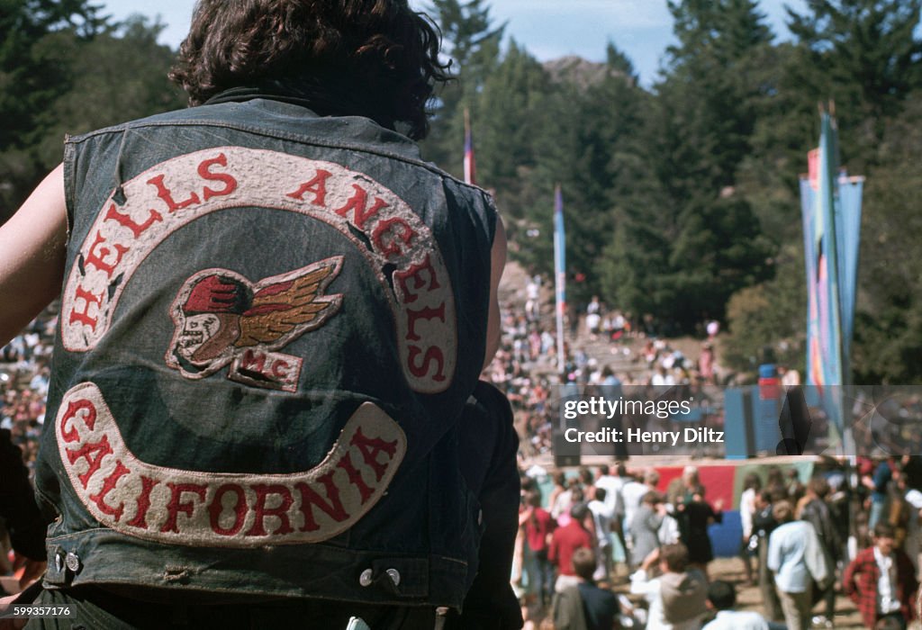 Hell's Angels at Magic Mountain Music Festival