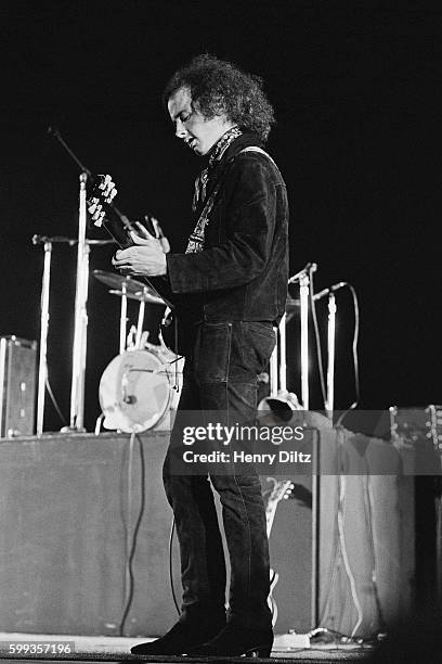 Doors Guitarist Robbie Krieger Performing, , circa 1970.