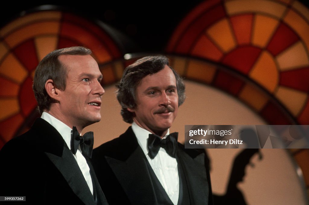 Dick and Tom Smothers in Tuxedos