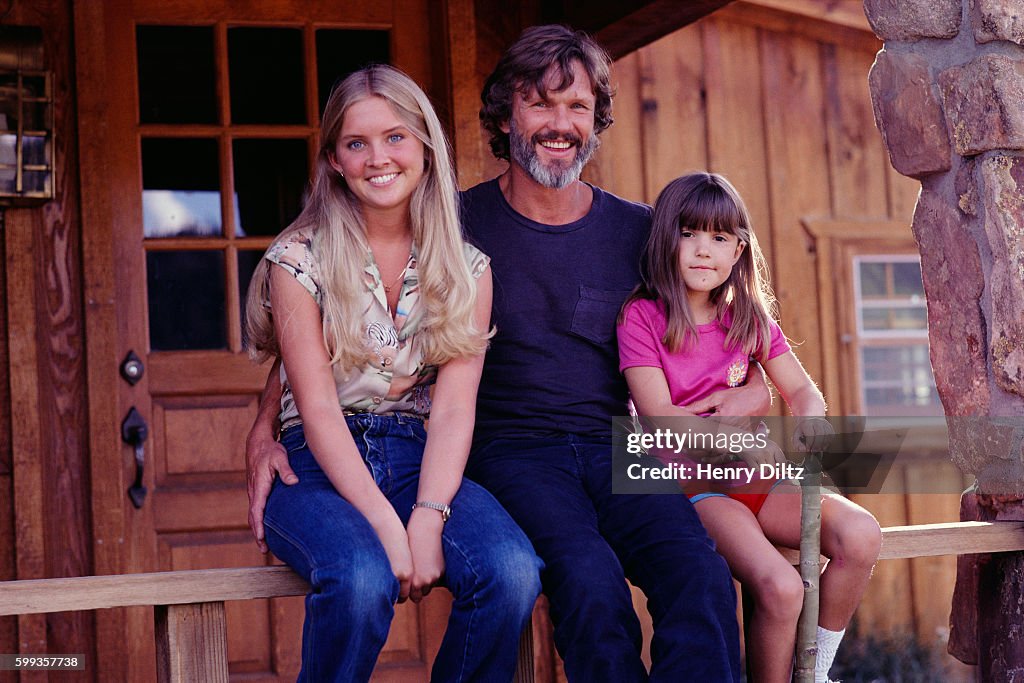 Kris Kristofferson with Daughters