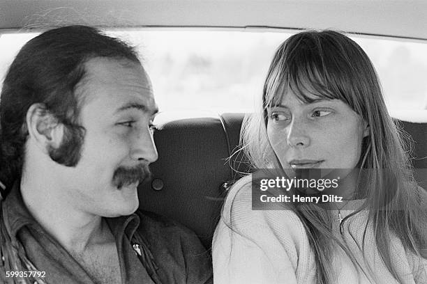 Musicians David Crosby and Joni Mitchell travel to Big Bear Lake.