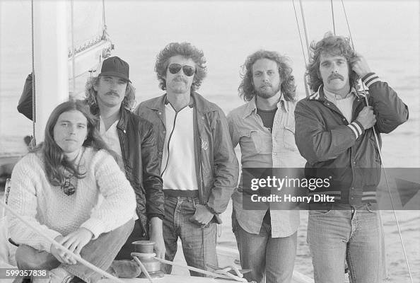 Rock Band The Eagles on a Sailboat Rock Band The Eagles on a Sailboat