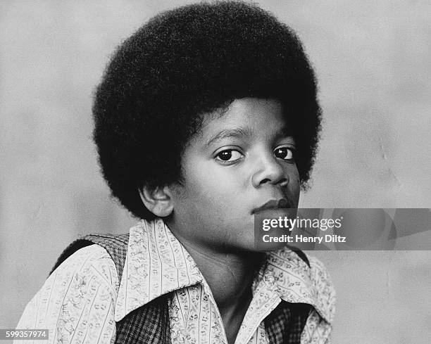 Singer Michael Jackson at Age Ten