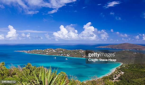 magens bay on the caribbean island of st thomas in the us virgin islands, usa - magens bay stock pictures, royalty-free photos & images