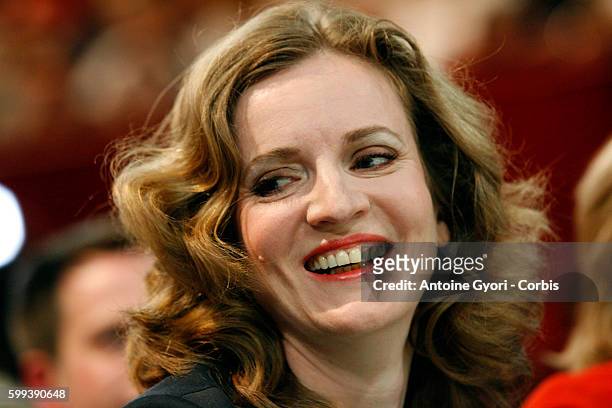 Nathalie Kosciusko-Morizet , conservative UMP political party candidate for the mayoral election in Paris, attends a campaign rally at the Cirque...