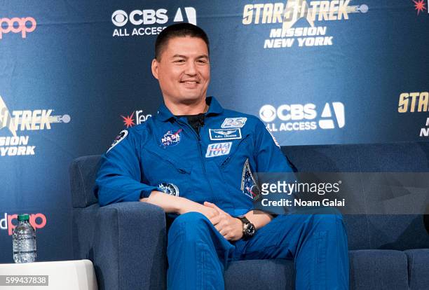Astronaut Dr. Kjell N. Lindgren attends the Star Trek Mission: New York at The Jacob K. Javits Convention Center on September 4, 2016 in New York...