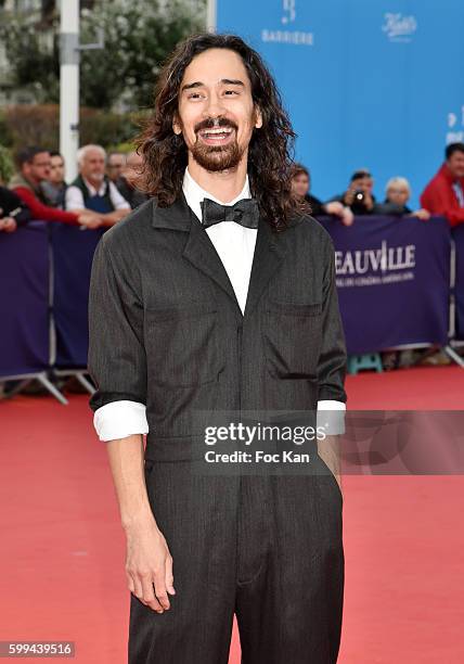 Director Jason Lew from 'The Free World' attend "Where To Invade Next" during the 42nd Deauville American Film Festival Day Three at CID on September...