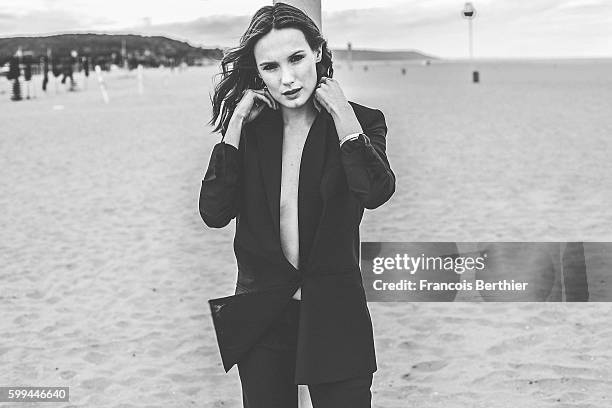 Actress Ana Girardot is photographed for Self Assignment on September 5, 2016 in Deauville, France.