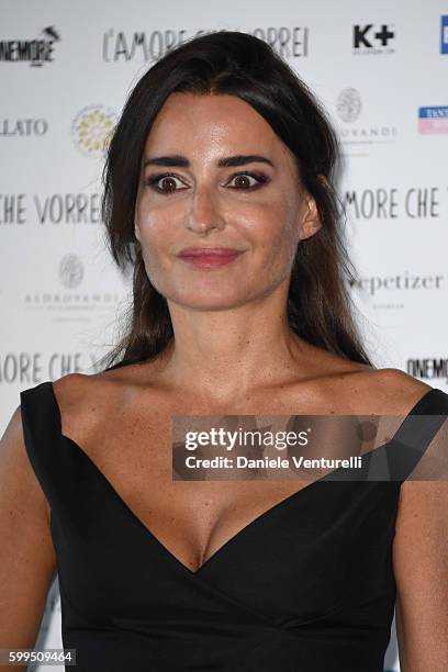 Mia Benedetta attends a photocall for Doppia Difesa during the 73rd Venice Film Festival at Hotel Excelsior on September 5, 2016 in Venice, Italy.