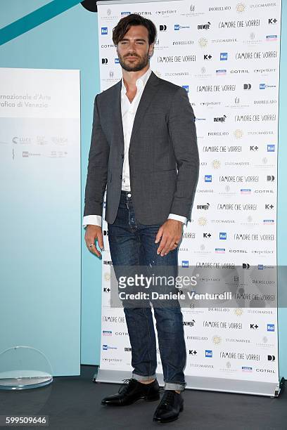 Giulio Berruti attends a photocall for Doppia Difesa during the 73rd Venice Film Festival at Hotel Excelsior on September 5, 2016 in Venice, Italy.