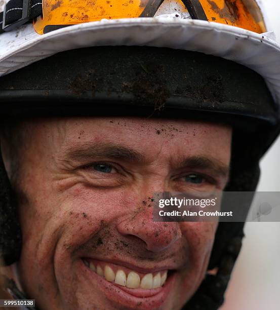 Timmy Murphy poses at Brighton racecourse on Septmber 05, 2016 in Brighton, England.