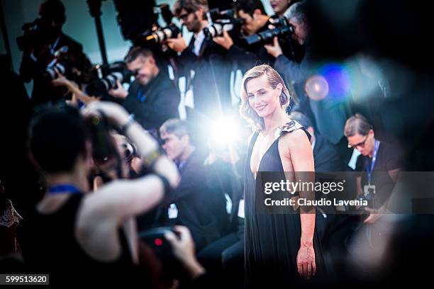 Cecile De France attends the premiere of 'The Young Pope' during the 73rd Venice Film Festival at Palazzo del Casino on September 3, 2016 in Venice,...