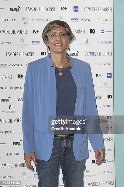 Giulia Bongiorno, lawyer, attends the photocall of the short film "L'amore che vorrei" producted by Foundation Doppia Difesa during 73rd Venice Film...