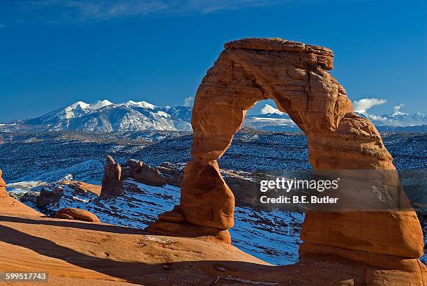 delicate arch - delicate arch stock pictures, royalty-free photos & images