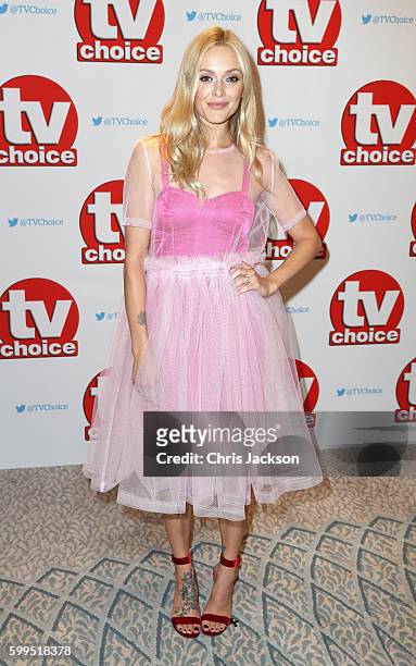 Fearne Cotton arrives for the TV Choice Awards at The Dorchester on September 5, 2016 in London, England.