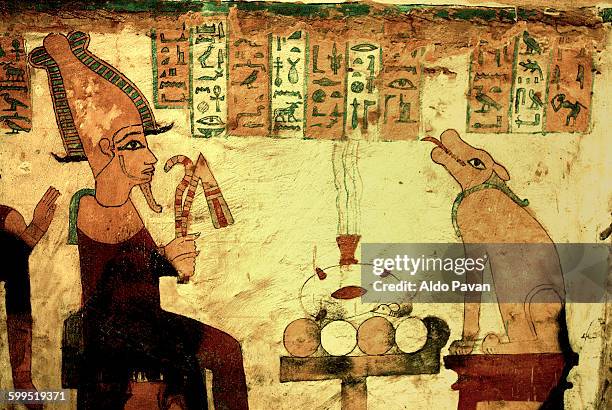 egypt, bahariya oasis, bawiti - fresco wall stock pictures, royalty-free photos & images