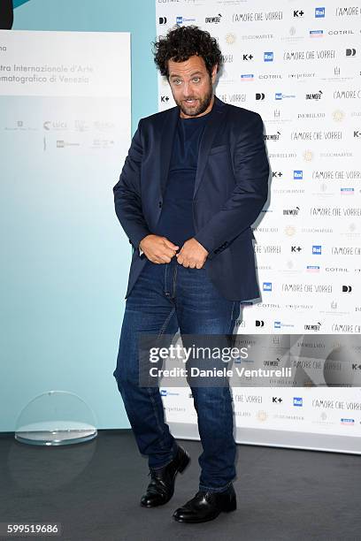 Gabriele Pignotta attends a photocall for Doppia Difesa during the 73rd Venice Film Festival at Hotel Excelsior on September 5, 2016 in Venice, Italy.