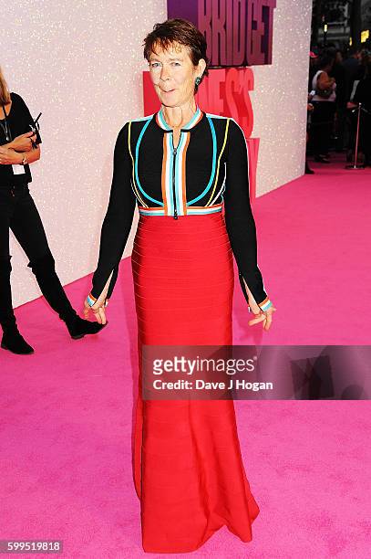 Celia Imrie arrives for the world premiere of "Bridget Jones's Baby" at Odeon Leicester Square on September 5, 2016 in London, England.