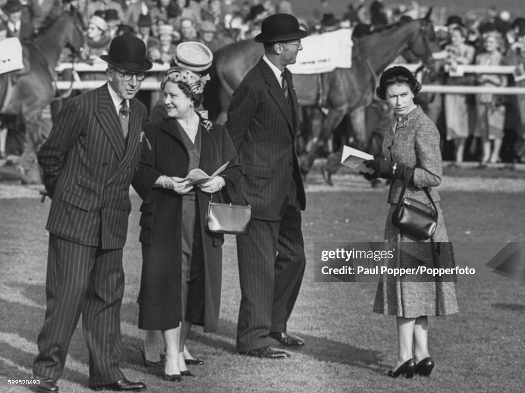 Queen Elizabeth II At Cheltenham Races