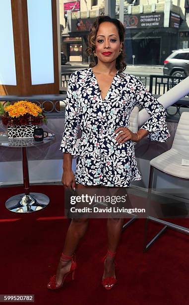 Actress Essence Atkins poses at Hollywood Today Live at W Hollywood on September 1, 2016 in Hollywood, California.