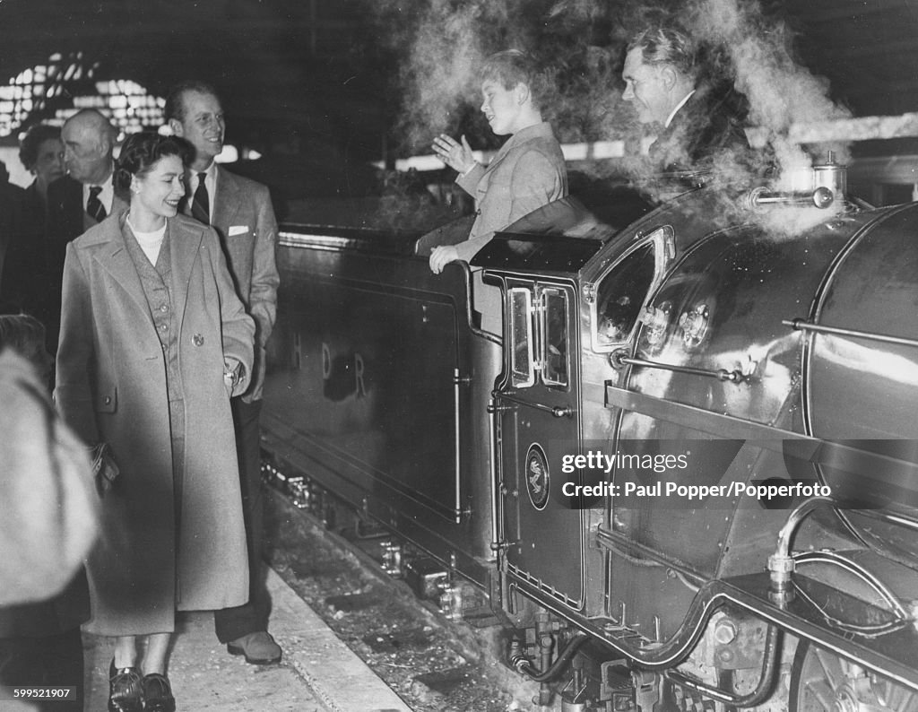 Prince Charles On The Footplate