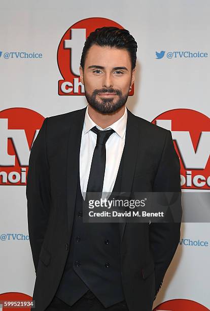 Rylan Clark arrives for the TVChoice Awards at The Dorchester on September 5, 2016 in London, England.