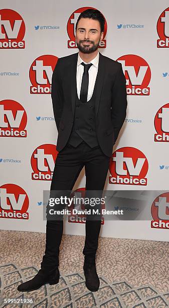 Rylan Clark arrives for the TVChoice Awards at The Dorchester on September 5, 2016 in London, England.