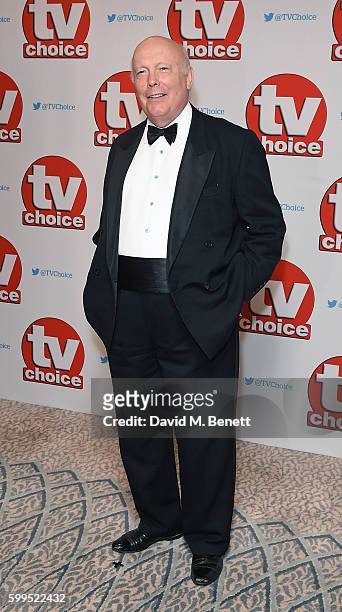 Julian Fellowes arrives for the TVChoice Awards at The Dorchester on September 5, 2016 in London, England.