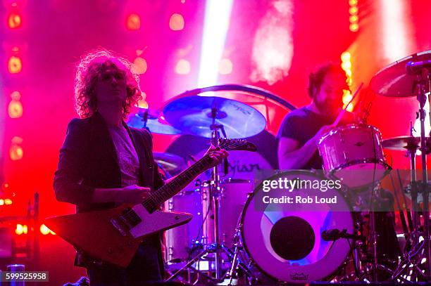 Dave Keuning and Ronnie Vannucci of The Killers performs at Snowmass on September 3, 2016 in Aspen, Colorado.