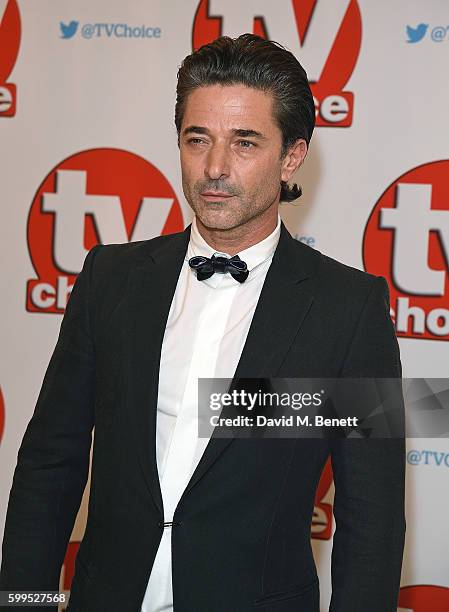 Jake Canuso arrives for the TVChoice Awards at The Dorchester on September 5, 2016 in London, England.