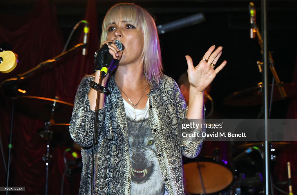 Sshh Liguz performs at the launch of