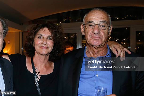 Producer Fabienne Servan-Schreiber and her husband Henri Weber attend the "Cezanne et Moi" Premiere on September 5, 2016 in Paris, France