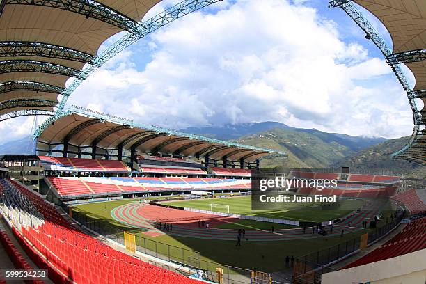 General view of Metropolitano Stadium on September 05, 2016 in Merida, Venezuela. Venezuela will face Argentina as part of FIFA 2018 World Cup...