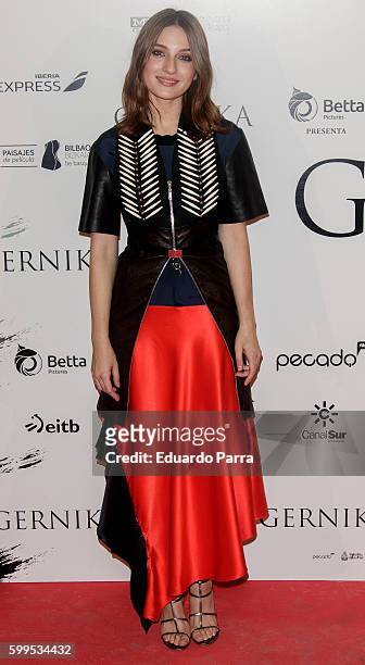 Actress Maria Valverde attends the 'Gernika' premiere at Palafox cinema on September 5, 2016 in Madrid, Spain.