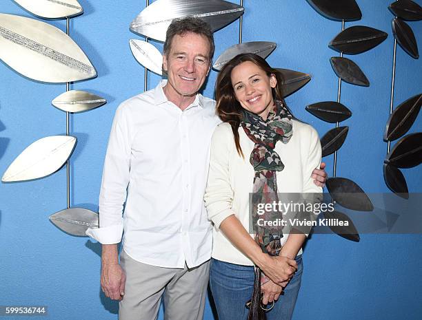 Actor Brian Cranston and actress Jennifer Garner attend the Telluride Film Festival 2016 on September 5, 2016 in Telluride, Colorado.