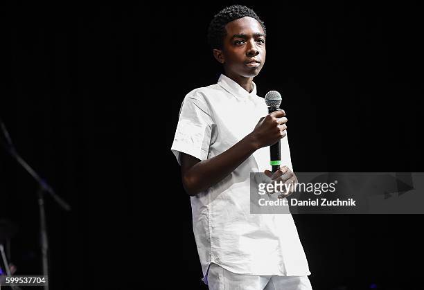 Caleb McLaughlin performs during the 2nd Annual Elsie Fest at Ford Amphitheater at Coney Island Boardwalk on September 5, 2016 in Brooklyn, New York.