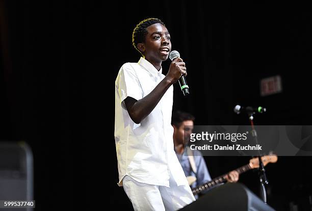 Caleb McLaughlin performs during the 2nd Annual Elsie Fest at Ford Amphitheater at Coney Island Boardwalk on September 5, 2016 in Brooklyn, New York.