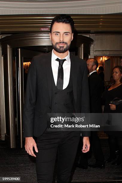 Rylan Clark attending the TV Choice Awards 2016 on September 5, 2016 in London, England.