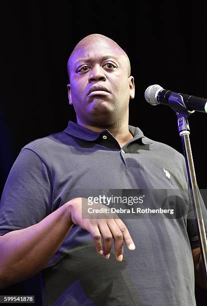 Tituss Burgess performs during the 2nd Annual Elsie Fest at Ford Amphitheater at Coney Island Boardwalk on September 5, 2016 in Brooklyn, New York.