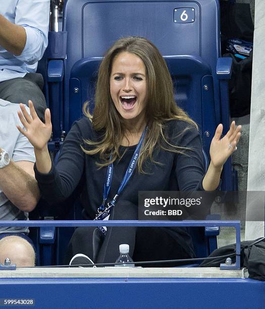 Kim Sears seen at USTA Billie Jean King National Tennis Center on September 5, 2016 in the Queens borough of New York City.