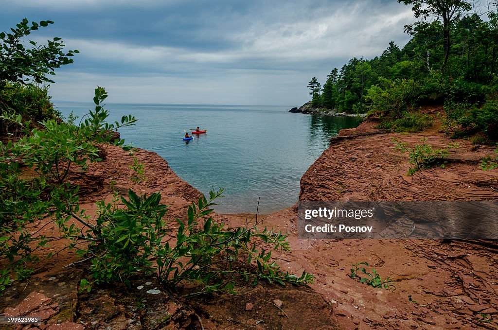 Kayaking at Little Presque Isle